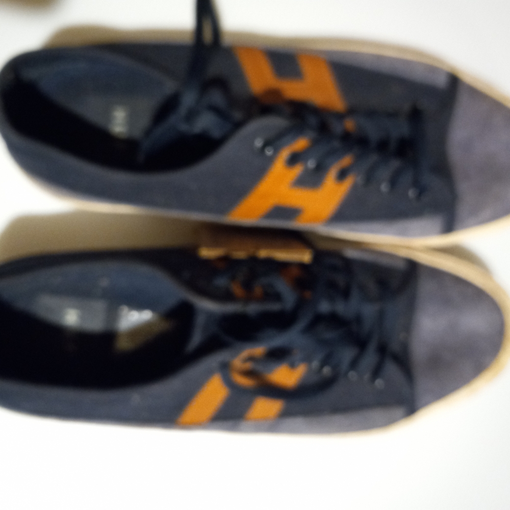 HUF Black and Orange Athletic Shoes